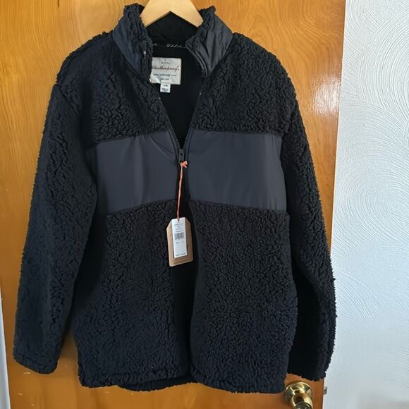 Fleece Jacket Mens Large Gray Pullover Weatherproof - Picture 1 of 3